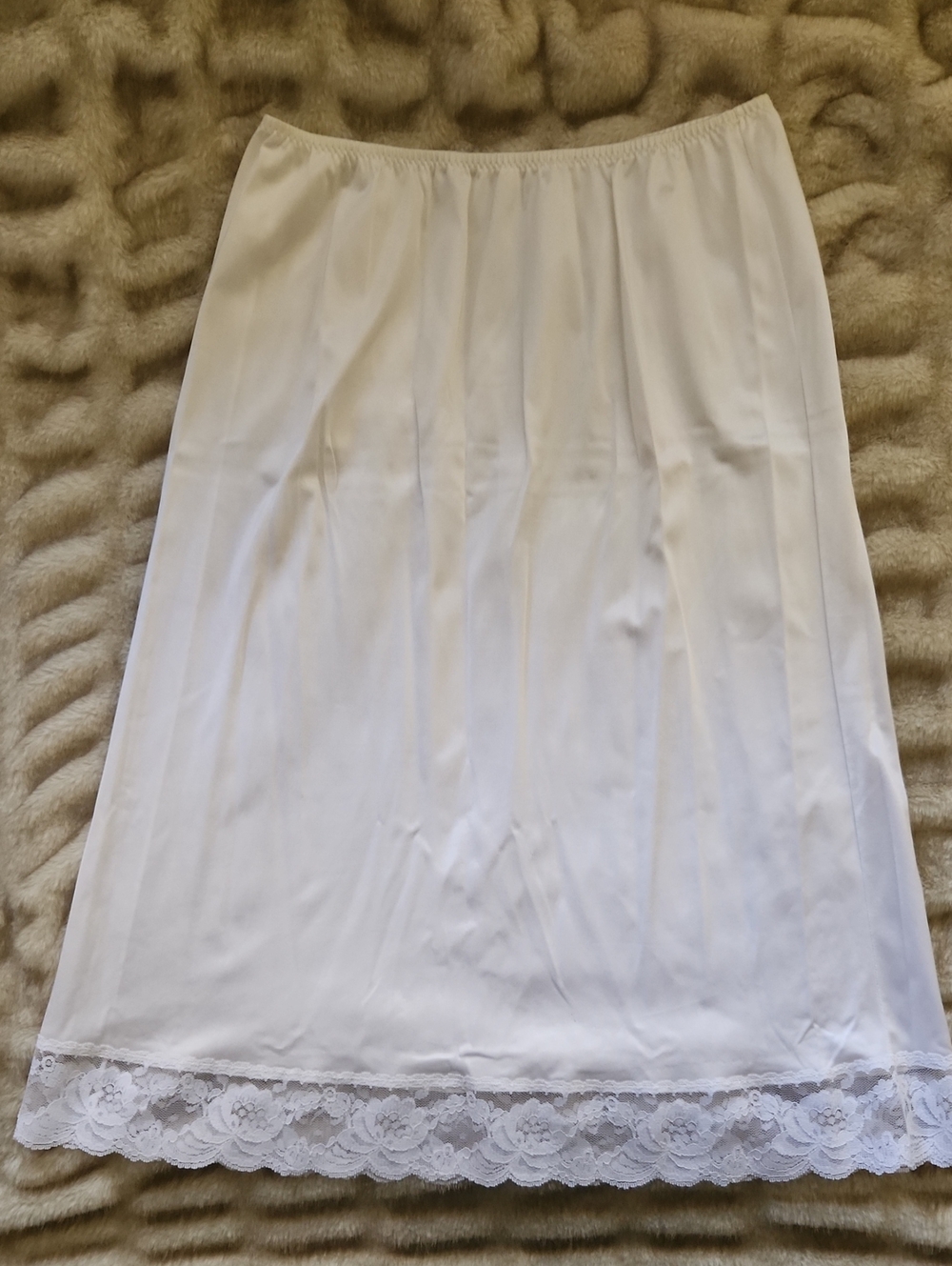 Vintage French Maid 100% Nylon Slip Skirt